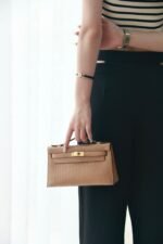 Hermes Kelly1 Mini 19 crocodile skin - Image 2