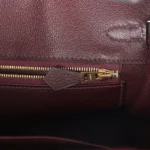 Hermes Birkin 25 Rouge Sellier Togo Gold Hardware - Image 9