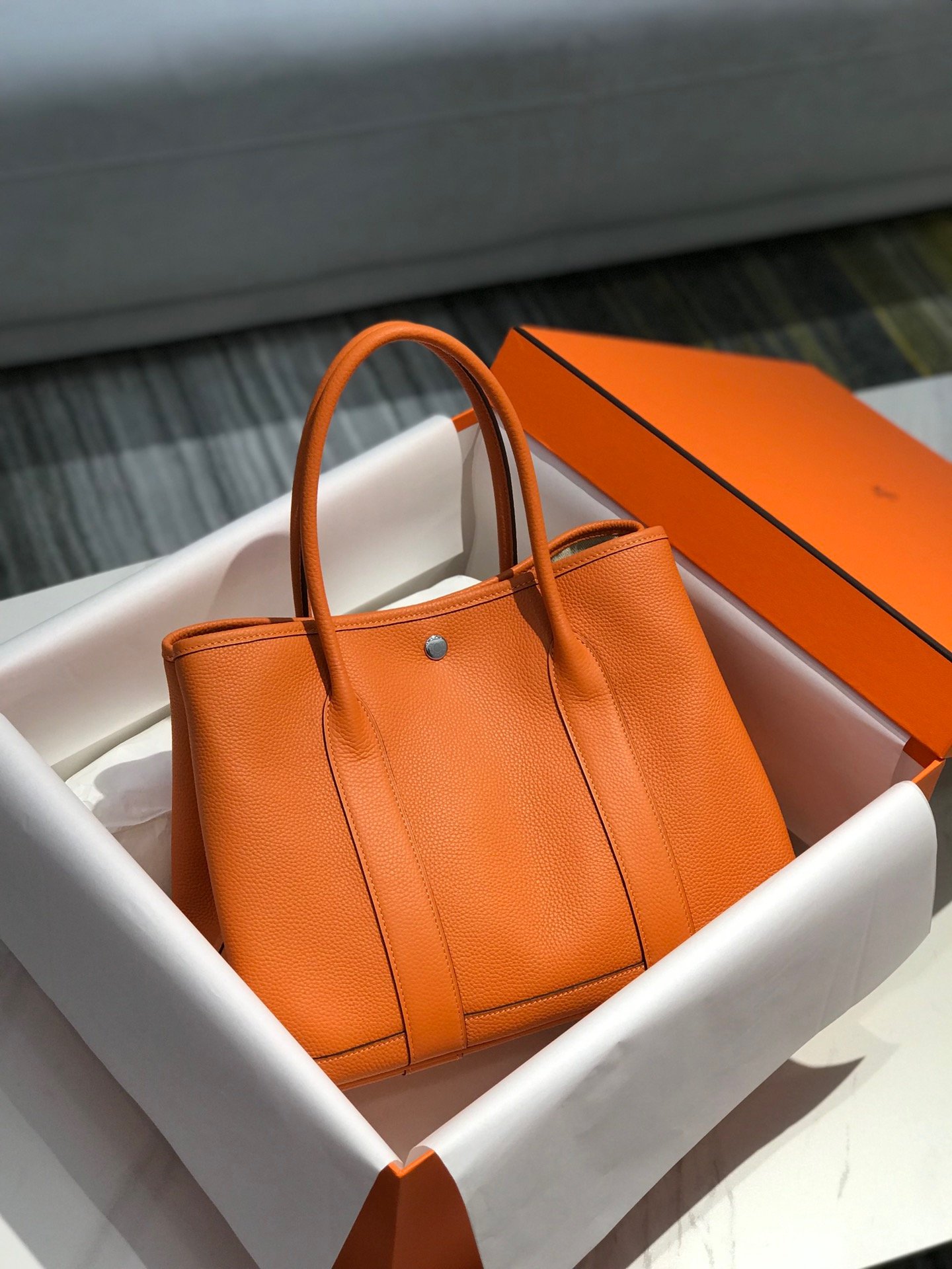 0A67CAD0-6BC9-B603-E7C7-E7961342ED3D.jpg Hermes Garden party 30-36 - Image 1