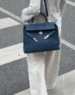 Hermes kelly 35 Dark blue custom TOCO - Image 4