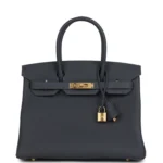 Hermes Birkin 30 Ardoise Togo Gold Hardware