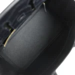 Hermes Birkin 25 Black Matte Alligator and Togo Touch Gold Hardware - Image 8