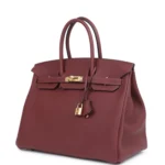 Hermes Birkin 35 Rouge H Togo Gold Hardware - Image 5