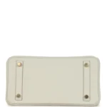 Hermes Birkin 25 Gris Pale Togo Gold Hardware - Image 6