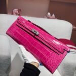 Herm&egrave;s Kelly 31 handbag crocodile leather - Image 7