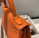 Hermes Kelly orange TOGO fully hand-sewn cowhide  35-40cm long - Image 9
