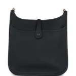 Hermes Evelyne III PM Black Clemence Gold Hardware - Image 4