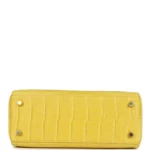 Hermes Kelly Retourne 25 Mimosa Matte Alligator Permabrass Hardware - Image 6