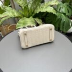 Herm&egrave;s Birkin25 Glacier White Matte Block Crocodile customization - Image 4