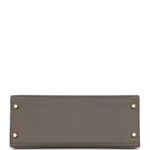 Hermes Kelly Sellier 28 Etain Epsom Gold Hardware - Image 6