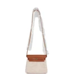 Hermes Herbag Zip 20 Mini Ecru and Beige Toile H Canvas and Fauve Vache Hunter Gold Hardware - Image 8