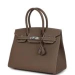 Hermes Birkin Sellier 30 Etoupe Epsom Palladium Hardware - Image 5
