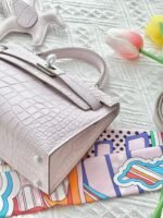 Hermes Kelly Mini 19 crocodile skin - Image 4