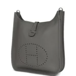 Hermes Evelyne III PM Gris Meyer Clemence Palladium Hardware - Image 3