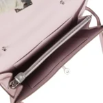 Hermes Kelly Wallet To Go Mauve Pale Epsom Palladium Hardware - Image 8
