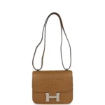 Hermes Constance 18 Kraft Matte Alligator Palladium Hardware - Image 7