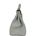 Hermes Kelly 42 Maxi Bleu Glacier Togo Palladium Hardware - Image 3