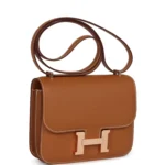 Hermes Constance 18 Gold Epsom Rose Gold Hardware - Image 2