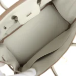 Hermes Birkin 25 Gris Pale Togo Gold Hardware - Image 8