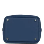 Hermes Picotin Lock 18 Bleu Tie Clemence Palladium Hardware - Image 6