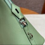 Herm&egrave;s Bolide 25 Avocado Green Sliver Buckle Custom - Image 14