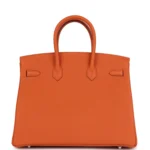 Hermes Birkin 35 Orange Togo Palladium Hardware - Image 4