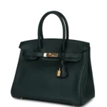 Hermes Birkin 30 Vert Tropical Jonathan Gold Hardware - Image 5