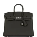 Hermes Birkin 25 Vert de Gris Togo Palladium Hardware