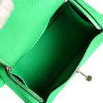 Hermes Mini Lindy Vert Comics Clemence Palladium Hardware - Image 9