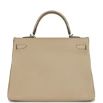 Hermes Kelly Retourne 35 Trench Togo Palladium Hardware - Image 4