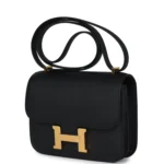 Hermes Constance 1-18 Black Epsom Gold Hardware - Image 5