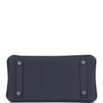 Hermes Birkin 25 Bleu Nuit Togo Palladium Hardware - Image 6