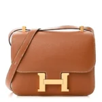 Herm&egrave;s Constance 24 Brown Evercolor Leather Gold Hardware