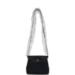 Hermes Herbag Zip 20 Mini Black Toile Militaire Canvas and Black Vache Hunter Gold Hardware - Image 7