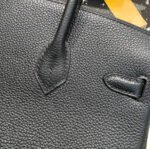 Herm&egrave;s Brikin 25-35 black silver buckle custom - Image 5