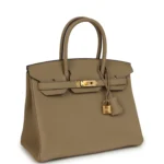 Hermes Birkin 30 Beige Marfa Togo Gold Hardware - Image 2