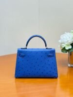 Hermes Kelly2 Mini 19 South African ostrich skin - Image 3