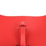 Hermes Evelyne Sellier TPM Rouge Radieux Epsom Palladium Hardware - Image 7