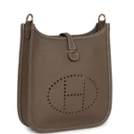 Hermes Evelyne TPM Etoupe Clemence Gold Hardware - Image 2