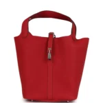 Hermes Picotin Lock 22 Rouge Piment Maurice Palladium Hardware