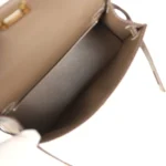 Hermes Kelly Sellier 20 Etoupe Epsom Gold Hardware - Image 8