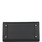 Hermes "Midnight" Faubourg Birkin Sellier 20 So Black Matte Alligator Black Hardware - Image 6