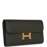 Hermes Constance Wallet To Go Vert De Gris Epsom Gold Hardware - Image 2