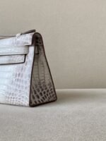 Hermes Himalayan Kelly1 Mini 22 crocodile skin - Image 8