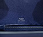 Hermes Birkin platinum bag, lace version, Swift color, navy blue, full hand-stitched calfskin, silver buckle, 30cm customization - Image 9