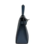 Hermes Kelly Sellier 20 Bleu de Prusse Epsom Palladium Hardware - Image 3