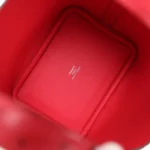Hermes Micro Picotin Lock 14 Bougainvillea Ostrich Palladium Hardware - Image 7
