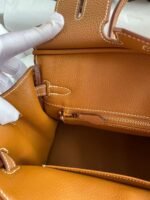 Herm&egrave;s Birkin  Brown TOGO  Palladium Hardware customization - Image 8