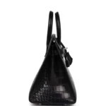 Hermes Birkin Sellier 25 Black Matte Alligator Palladium Hardware - Image 3