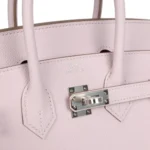 Hermes Birkin Sellier 25 Mauve Pale Epsom Palladium Hardware - Image 7